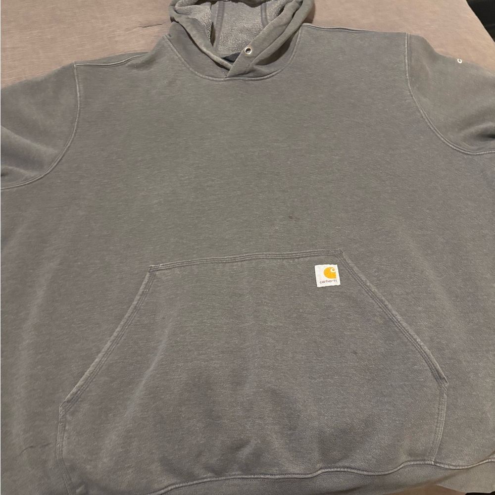 Carhartt Men's Charcoal Hoodie Sweater